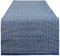 DII Two-Toned Collection Tabletop, Table Runner, 13x72, Navy