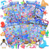 Kids Stickers 500+ 10 Different Sheets, 3D Puffy Sticker for Kids, Bulk Scrapbooking, Ocean Animal Stickers for Boys Girls Teachers Birthday Gift, Party Supplies, Reward