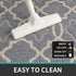 DEXI Indoor Door Mat, 32"x20" Non-Slip Low-Profile Entrance Rug, Absorbent Machine Washable Front Doormats for Back Door, High Traffic Areas, Grey