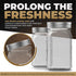 Jar Heads Canning Jars Wide Mouth - 4 Pack 32 oz Mason Jars - Wide Mouth Mason Jars - Large Mason Jar Glasses - Mason Jars 32 oz Wide Mouth - Quart Mason Jars - Wide Mouth Mason Jars 32 oz with Lids