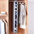 Amazon Basics Hanging Closet Shelf - 10-Tier, Heather Grey