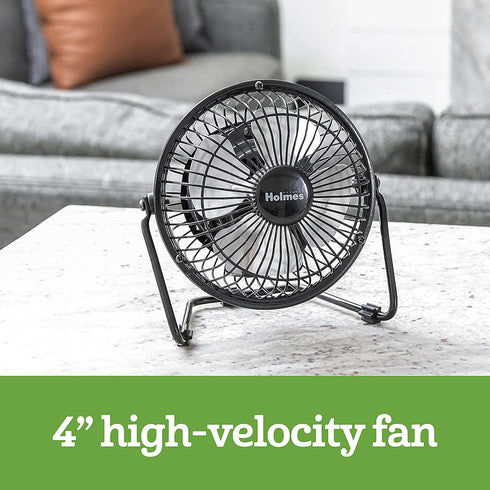 Holmes Mini High Velocity Personal Fan, HNF0410A-BM