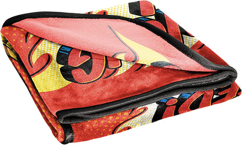 Jay Franco Blaze and The Monster Machines Off to The Races Throw Blanket - Measures 46 x 60 inches, Kids Bedding - Fade Resistant Super Soft Fleece (Official Blaze Product)