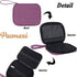 20 Watch Bands Storage Carrying Case Compatible with Watches,Expandable Watch Band Holder Stores 20 Watch Bands Fit for Most Sizes of Watch Straps,Organizer for Watch Bands, Bag Only (Purple)