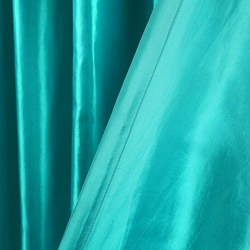 Lush Decor Turquoise Circle Dream Window Curtains Panel Set for Living, Dining Room, Bedroom (Pair), 63? x 54