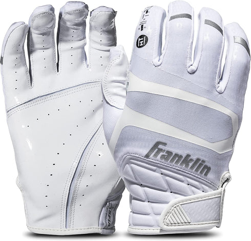 Franklin Sports Football Receiver Gloves - Adult and Youth Football Receiver Gloves - Extra-Grip Premium Football Gloves for All Ages - Hi-Tack - SFIA Approved