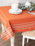 DII Harvest Market Tabletop Collection, Burnt Orange, Tablecloth, 60x102