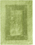 COTTON CRAFT Smith Set of 2 Cotton Handmade Heavyweight Reversible Racetrack Bath Rugs, 17 inch x 24 inch, Sage Green