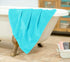 Elvana Home Ultra Soft 6 Pack Cotton Towel Set, Contains 2 Bath Towels 28x55 inch, 2 Hand Towels 16x24 inch & 2 Wash Coths 12x12 inch, Ideal for Everyday use, Compact & Lightweight - Turquoise Blue