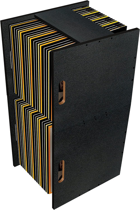 Atlantic 96636247 Record Crate Shelf, 15.40in. x 15.00in. x 2.20in, Black