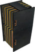Atlantic 96636247 Record Crate Shelf, 15.40in. x 15.00in. x 2.20in, Black