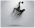 Soccer Wall Art Prints - Particle Silhouette Set of 4 (8x10) Poster Photos - Man Cave- Bedroom Decor