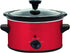 NESCO SC-150R, Oval Slower Cooker, Red, Ceramic, 1.5 quart, 120 watts
