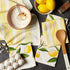 DII Lemon Bliss Kitchen Collection, Dishtowel Set, 4 Piece