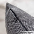 Kevin Textile Pillow Covers Decorative Throw Pillow Covers Linen Square Cushion Case 26" x 26"/66cm x 66cm Dark Grey Farmhouse Pillowcase, 2 Pack