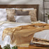 DII Diamond Throw Collection Cotton Woven, 50x60, Honey Gold