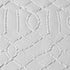OWENIE White Shower Curtain for Bathroom, 3D Embossed Geometric Polyester Fabric, Innovative Design, 72 x 72 Inch