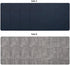 Myir JUN Placemats Washable, Place Mats Faux Leather Double Side , Placemat Easy to Clean Heat Resistant, Table Mat Waterproof Stain Resistant Wipeable , Anti-Slip Table Mats Set of 4 (Grey/Blue)