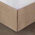 Greenland Home Burlap Bed Skirt, Natural, Full