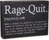 Bella Rosa Home Gamer Room Decor - Gaming Accessories for Game Room - Rage Quit Gifts Video Wall Art - Teen Boy Gifts for Boyfriend