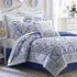 Laura Ashley Home Charlotte Collection Perfect Decorative Throw Pillow, Premium Designer Quality, Decorative Pillow for Bedroom Living Room and Home Décor, 1 Count (Pack of 1), China Blue