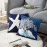 Emvency Set of 4 Throw Pillow Covers Nautical Coastal Beach and Blue Turquoise Anchor Weathered Wood Old Decorative Pillow Cases Home Decor Square 16x16 Inches Pillowcases