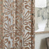 Top Finel Floral Sheer Curtains 72 Inches Long for Living Room Bedroom Grommet Voile Window Curtains, 2 Panels, Brown