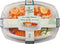 Summer at the Shore Divided Appetizer Serving Platter, Great for Picnics and Barbeques, Outdoor Hosting Party Planning Accessory, One Size, Clear (1567A6-AMZ)
