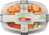 Summer at the Shore Divided Appetizer Serving Platter, Great for Picnics and Barbeques, Outdoor Hosting Party Planning Accessory, One Size, Clear (1567A6-AMZ)