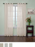 Curtain Fresh Arm and Hammer Odor Neutralizing Sheer Curtain Panel, 63L x 59W in., Ivory