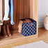Amazon Basics Collapsible Fabric Storage Cubes with Oval Grommets - 6-Pack, Trellis