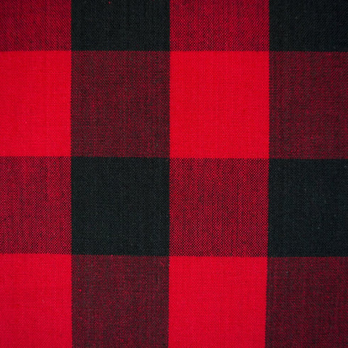DII Buffalo Check Collection, Classic Farmhouse Tablecloth, Tablecloth, 60x84, Red & Black