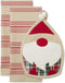 DII Collection Kitchen Set, Potholder 8x9 Dishtowels 18x28, Winter Gnome, 3 Piece
