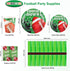 FiGoal Football Themed Party Supplies and Party Decorations for 32 Guests Include, Table Cover, 9?Dinner Plates, 7?Snack/Dessert Plates, Napkins, Cups, Super Bowl Tableware Accessory Decorations