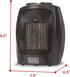 BLACK+DECKER Portable Space Heater, 1500W Room Space Heater with Carry Handle for Easy Transport
