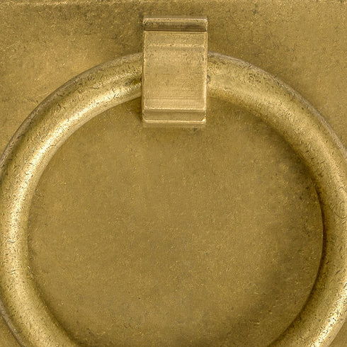 CBH Ring Plate Pulls 2.3 Inches - Set of 2 - Architectural, Interior Design, Furniture Cabinet Customization Hardware