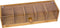 Lipper International 8187 Bamboo Wood and Acrylic Tea Box with 5 Sections, 14" x 5" x 3-3/4"