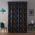 WAVERLY Kids Room Darkening Curtains for Bedroom - Space Adventure 42" x 84" Thermal Insulated Single Panel Rod Pocket Light Blocking Privacy Curtains for Nursery, Navy