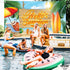 XtraLarge, Hello Summer Banner - 72x44 | Summer Birthday Banner for Hawaiian Party Decorations | Summer Beach Party Decorations | Aloha Banner for Luau Party Decorations | Flamingo Party Decorations