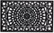 DII Rubber Doormats Collection All Weather, 18x30, Sun Scroll
