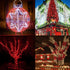 Twinkle Star 66ft 200 LED Christmas Tree String Lights UL Safe Certified Outdoor Fairy Lights Plug in, Expandable Green Wire Clear Bulbs Mini Lights 8 Modes, Xmas Wedding Party Decoration, Red