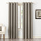 Sun Zero Soho Blackout Energy Efficient Grommet Curtain Single Panel, 54" x 84", Stone