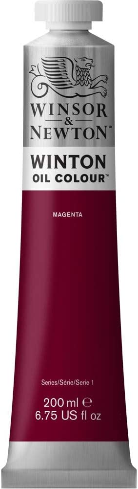 Winsor & Newton Winton Oil Color Paint, 200-ml Tube, Magenta