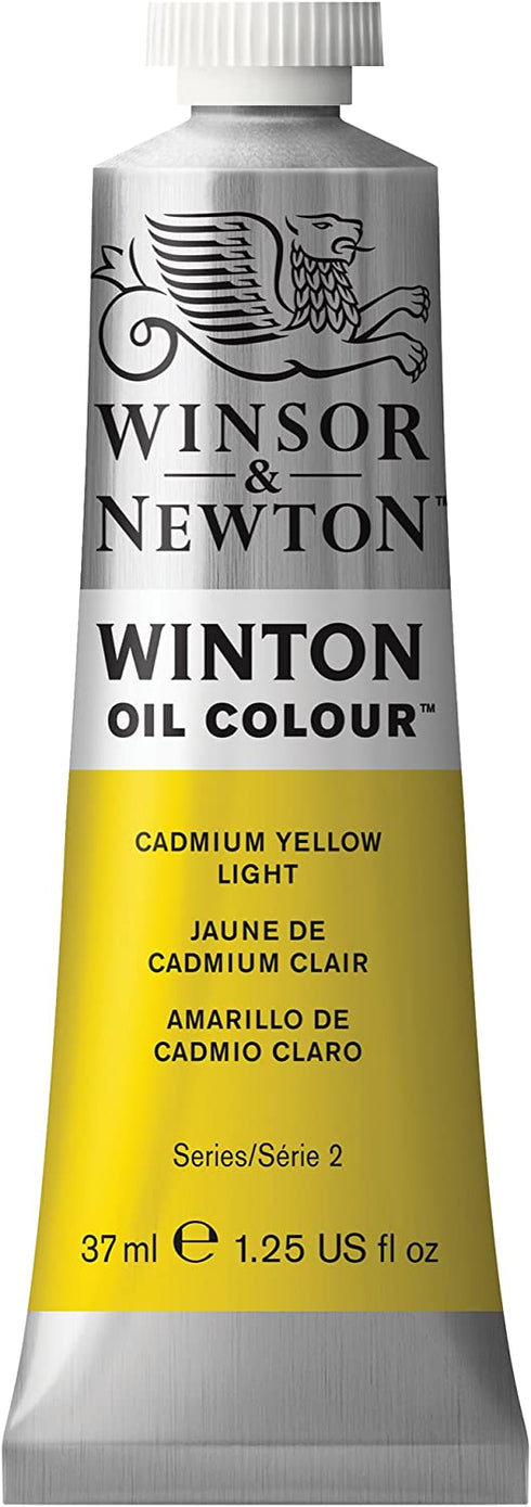 Winsor & Newton 1414113 Winton Oil Color Paint, 37-ml Tube, Cadmium Yellow Light