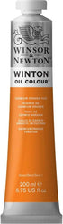 Winsor & Newton Winton Oil Color Paint, 200-ml Tube, Cadmium Orange Hue
