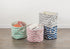 DII Polyester Container with Handles, Chevron Storage Bin, Large, Gray