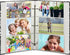 3-Ring Photo Album 300 Pockets Hold 4x6 Photos, Black & White Words Design