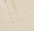 Amazon Basics Striped Microfiber Duvet Cover Set - King, Beige