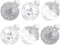 ISULIFE Christmas Ball Ornaments 80mm/3.15" Shatterproof Clear Large Plastic Christmas Tree Decoration, Delicate Hanging Ornaments for Xmas Party, Wedding, Holiday and Home Décor(6ct,Silver)