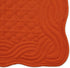 DII Quilted Farmhouse Collection Tabletop, Placemat Set, Pumpkin Spice, 6 Piece